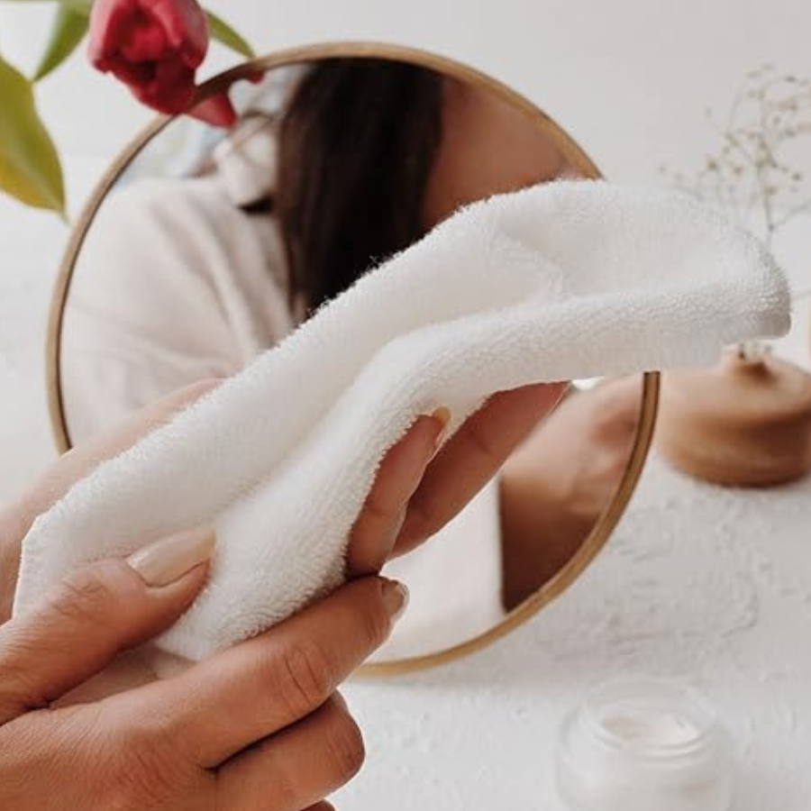 GIFT - Grande Lingette Démaquillante Lavable Visage - Coton Biologique - 20x20cm