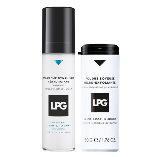 Pack - Gel crème dynamisant réhydratant 50ml + Poudre exfoliante 50g