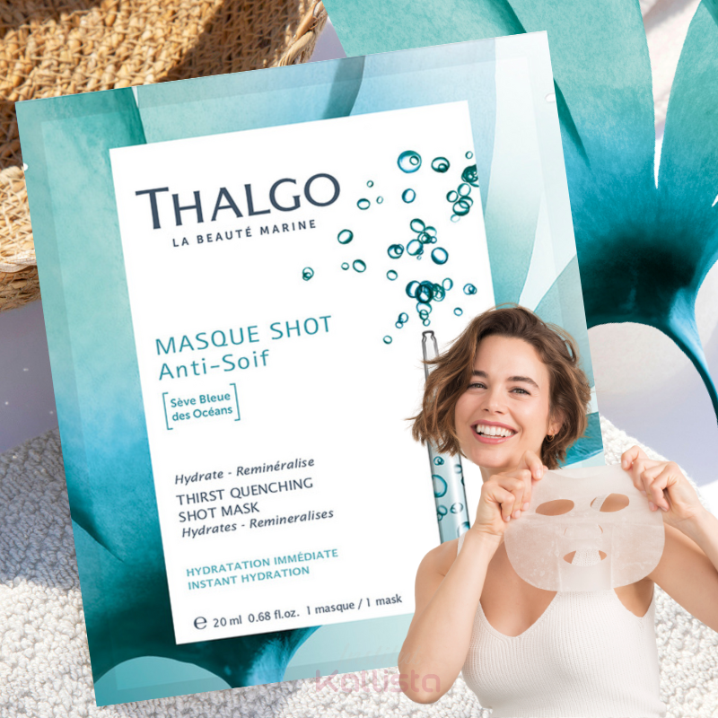 Masque tissu Shot Anti-soif Thalgo – Institut Kallista