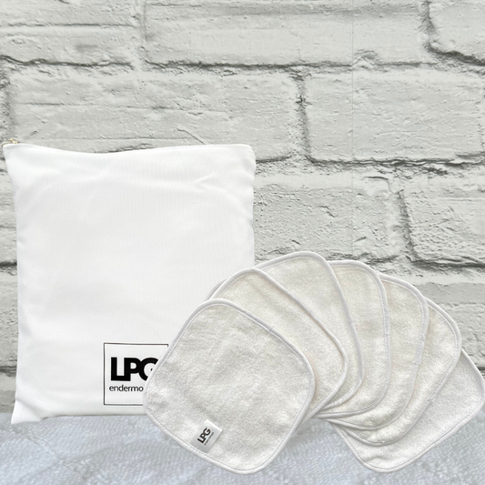 REGALO - Confezione da 7 salviette struccanti lavabili per il viso - LPG