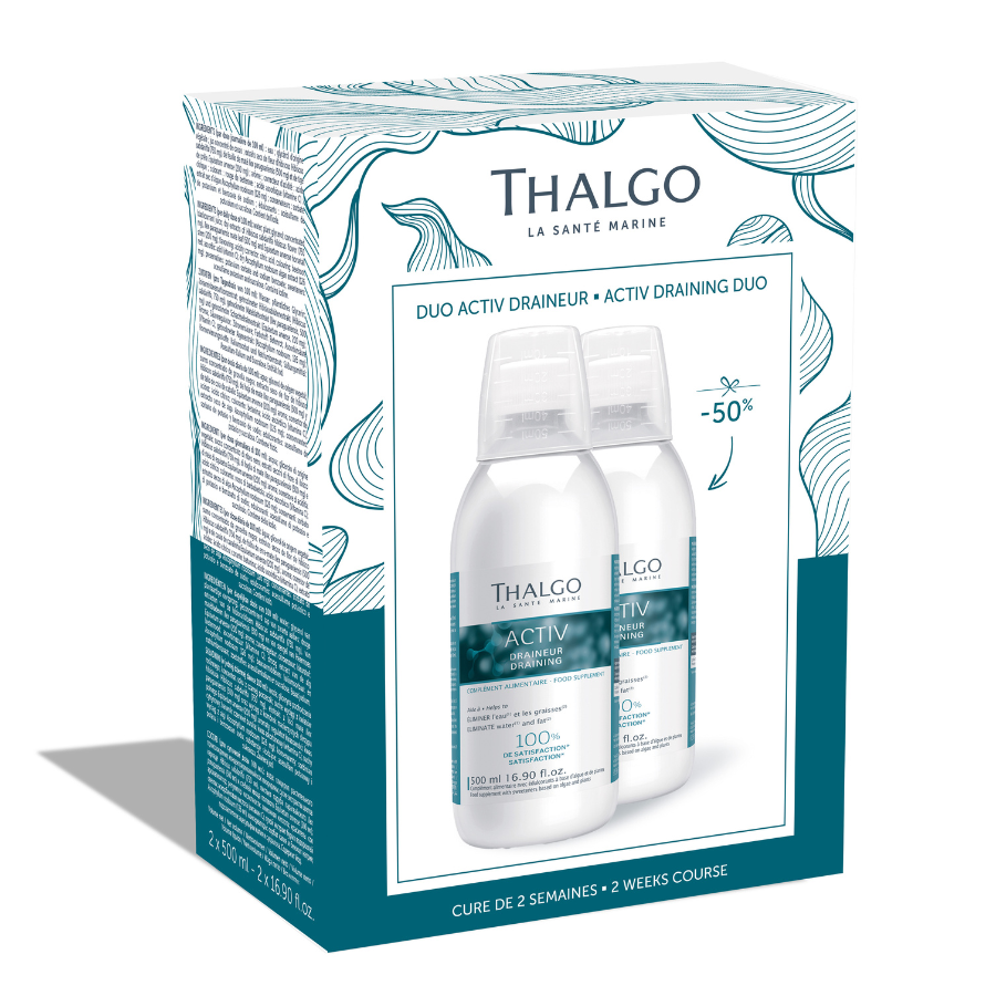 Thalgo Activ Draineur - Complément alimentaire éliminant l'eau et les graisses - Nutri-cosmétique