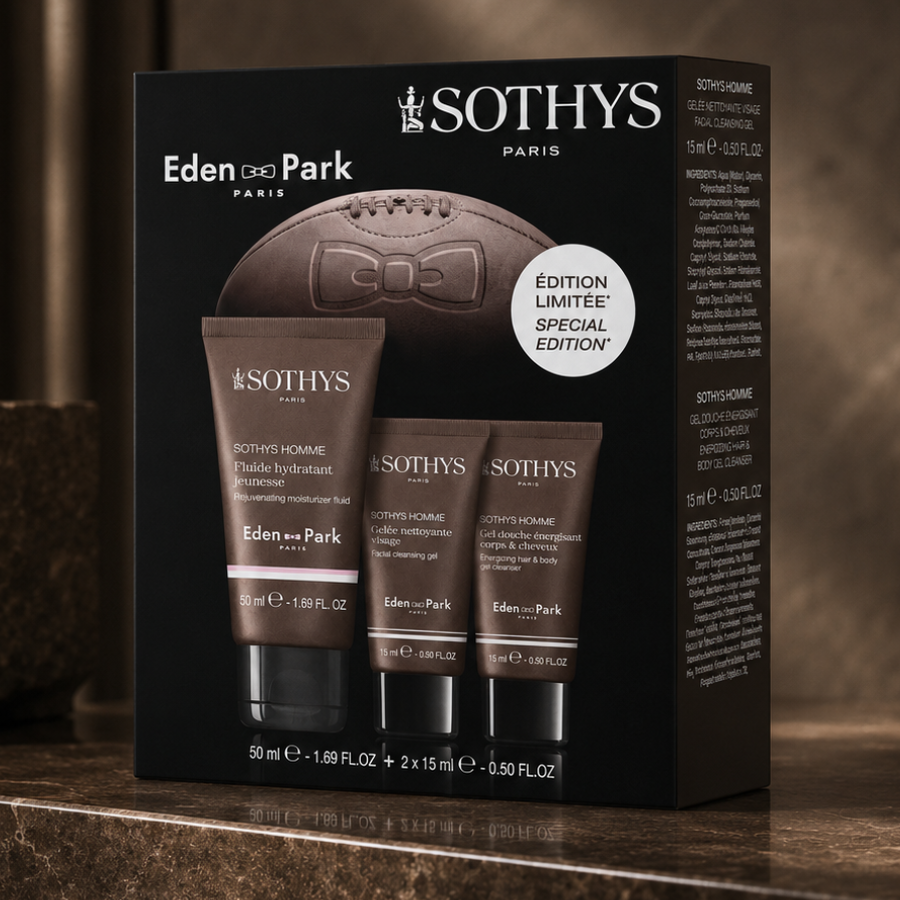 Heren Set Sothys - Hydraterende Fluid + 2 reisformaten GRATIS