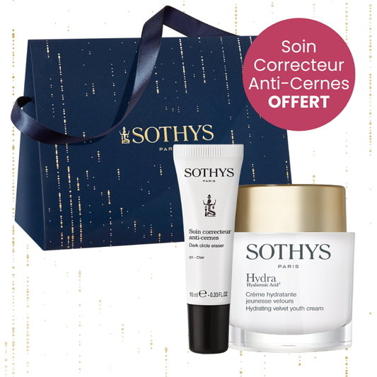 Coffret Hydratation & Anti-Cernes Sothys - Crème Jeunesse Hydratante Velours et Soin Correcteur Anti-Cernes (clair)