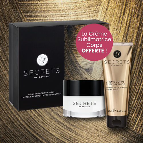Coffret Secrets de Sothys® – Édition Limitée - Crème Secrets Visage et Crème Corps Sublimatrice