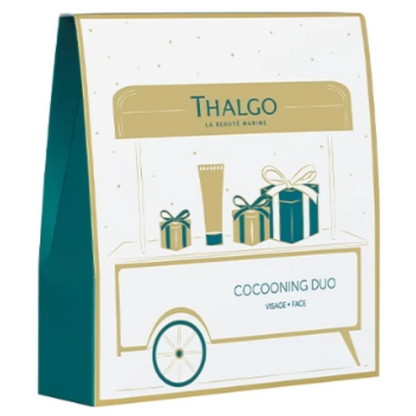 Coffret Thalgo - Cocooning Duo - Douceur et Éclat - Masque Tissu Confort et Gommage Douceur