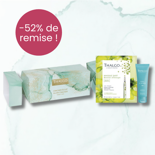 Cracker Éclat Thalgo - Gommage Fraîcheur + Masque Shot Booster d'Énergie