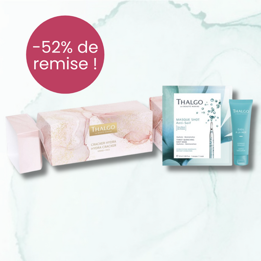 Cracker Hydratant Thalgo - Gommage Douceur + Masque Shot Anti-Soif