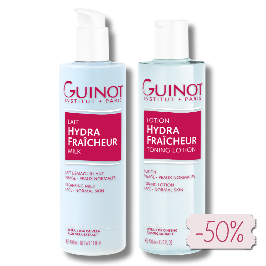 Duo Hydra Fraîcheur XXL Guinot - Lait & Lotion