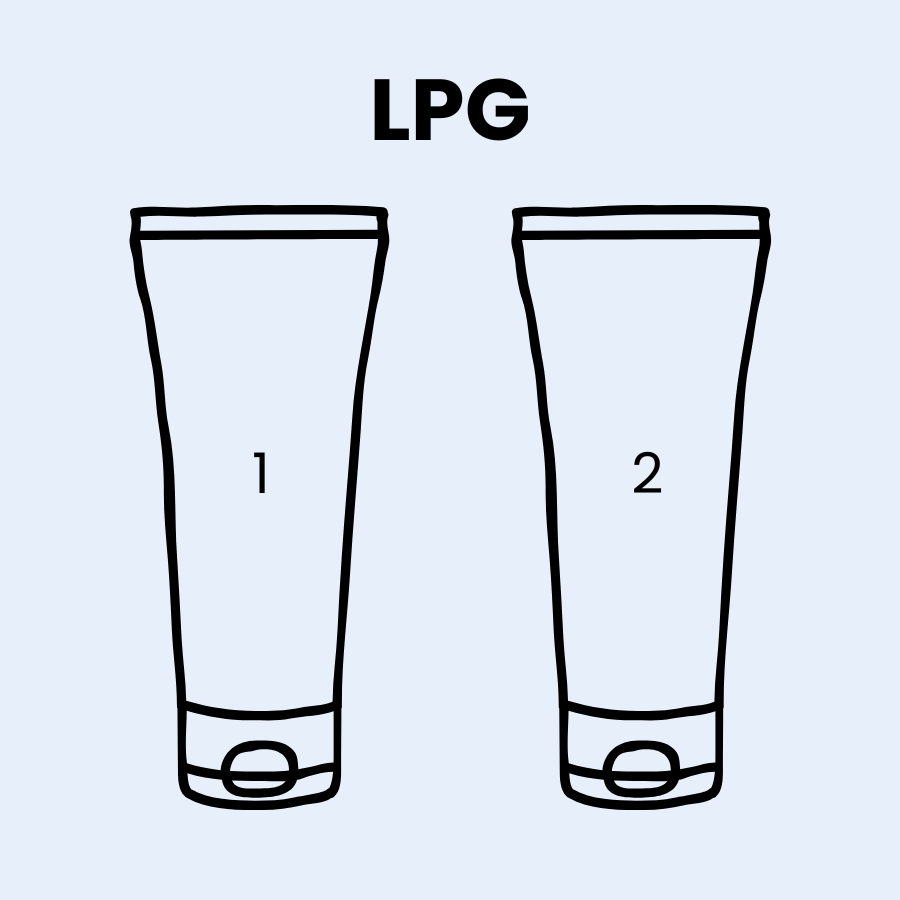 2 échantillons LPG