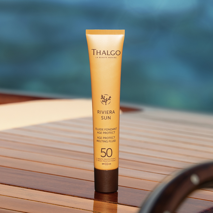 Thalgo - Solaire Riviera Sun - Fluide Fondant Âge Protect SPF50 - Visage