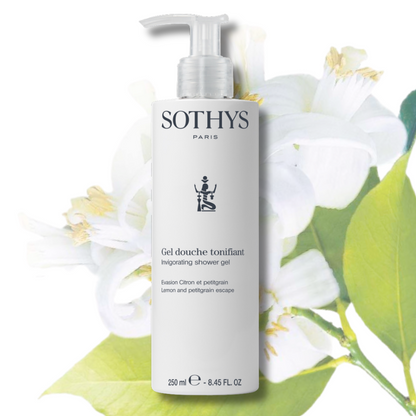 Sothys Shower Gel - Lemon and Petitgrain: Shower gel with fresh and citrus notes