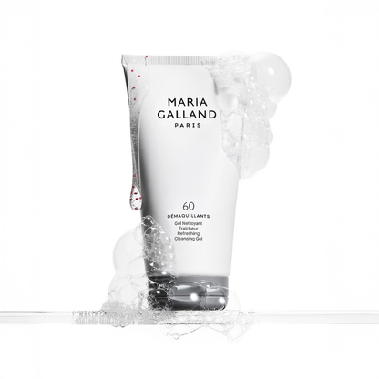 Maria Galland 60 Gel Nettoyant Fraîcheur avec de la mousse et texture du produit