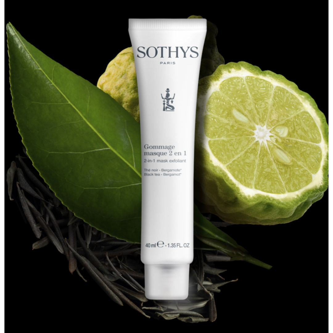 Gommage Masque 2 en 1 Sothys - Thé noir/Bergamotte