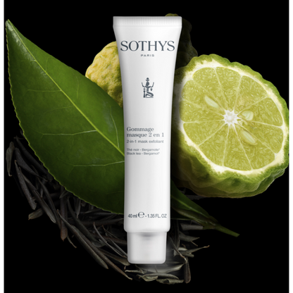 Gommage Masque 2 en 1 Sothys - Thé noir/Bergamote