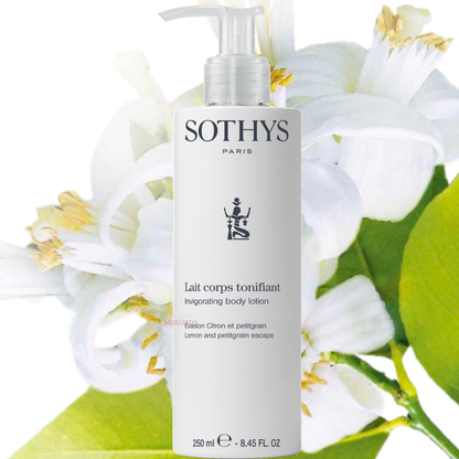 lait corps tonifiant citron et petit grain sothys