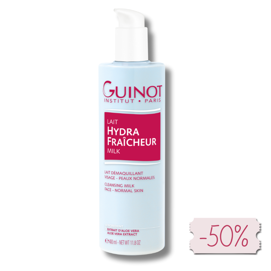 Offre spéciale Guinot : Lait Hydra Fraîcheur XXL 400ml