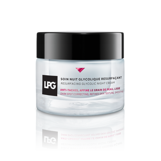 Soin Nuit Glycolique Resurfaçant LPG - Atténue les taches, affine le grain de peau et lisse la peau
