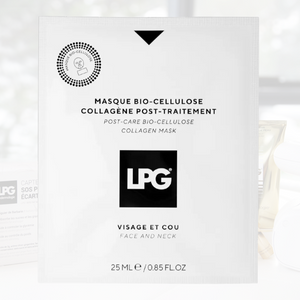 Masque LPG Bio-Cellulose Collagène Post Traitement pour le visage et le cou