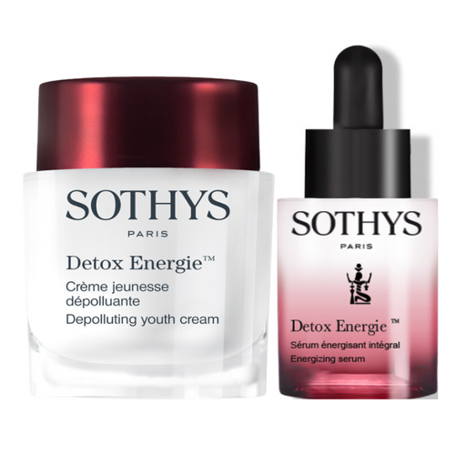 pack creme depolluante serum energisant sothys