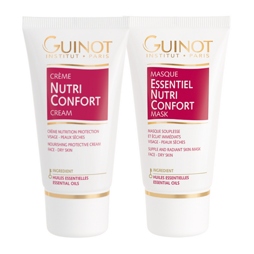 pack creme nutri confort masque essentiel nutri confort guinot