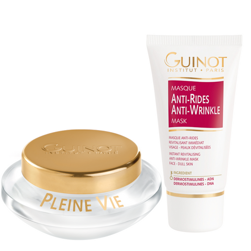 pack creme pleine vie masque anti rides guinot