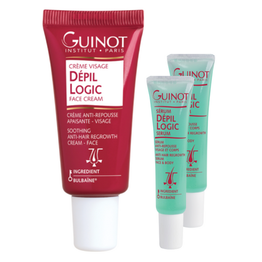 pack creme visage depil logic serum depil logic guinot