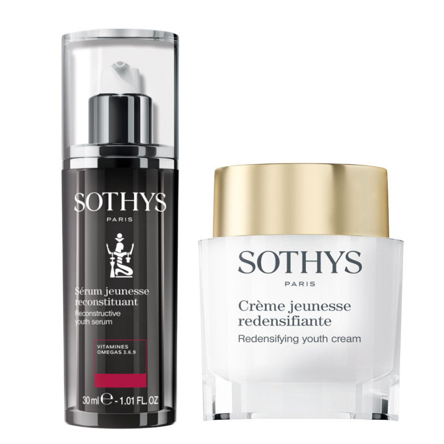 pack duo reconstituant sothys : Sérum reconstituant et Crème Jeunesse Redensifiante