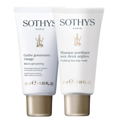 pack gelee gommante masque purifiant sothys