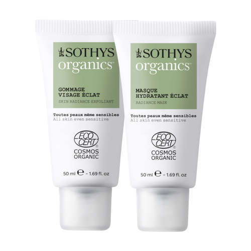 pack gommage eclat masque eclat organics sothys