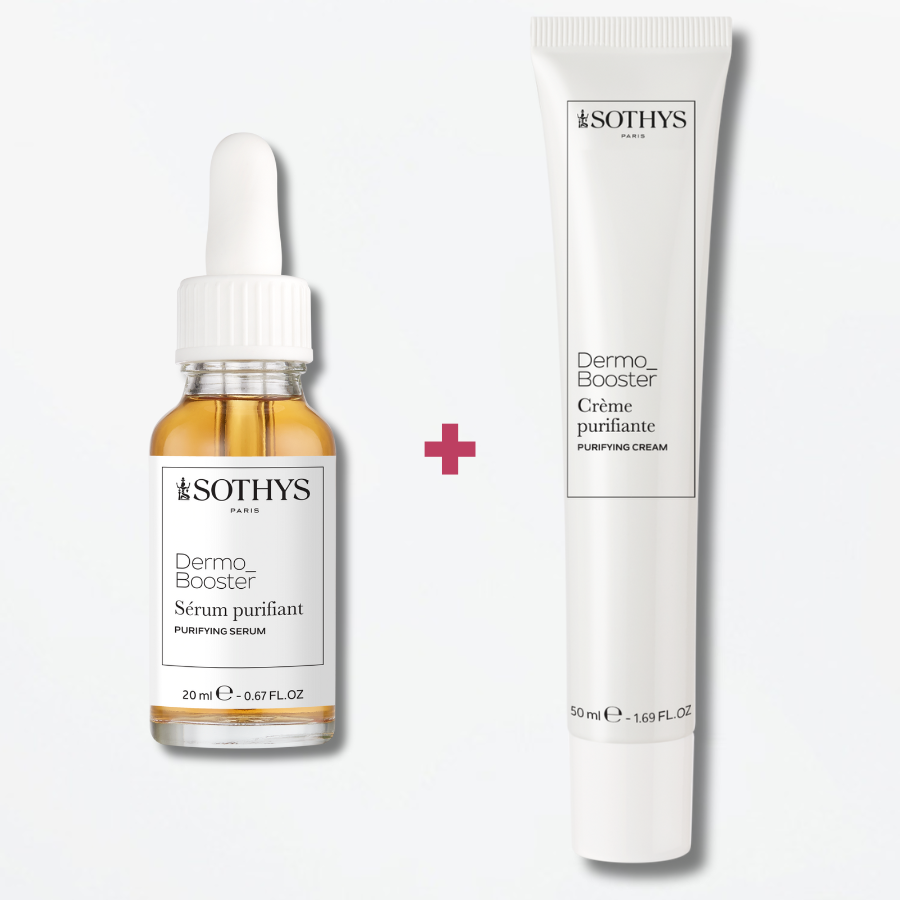 Pack Purifiant DermoBooster Sothys - Peaux mixtes à grasses - Sérum & crème