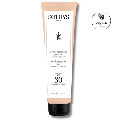 Crème Protectrice Jeunesse SPF30 Sothys – Visage et Corps – Haute protection et action anti-âge