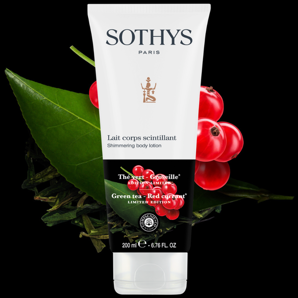 Lait Pour Le Corps Scintillant Parfumé SOTHYS - Notes Citron Rhubarbe - 200 Ml - Neuf