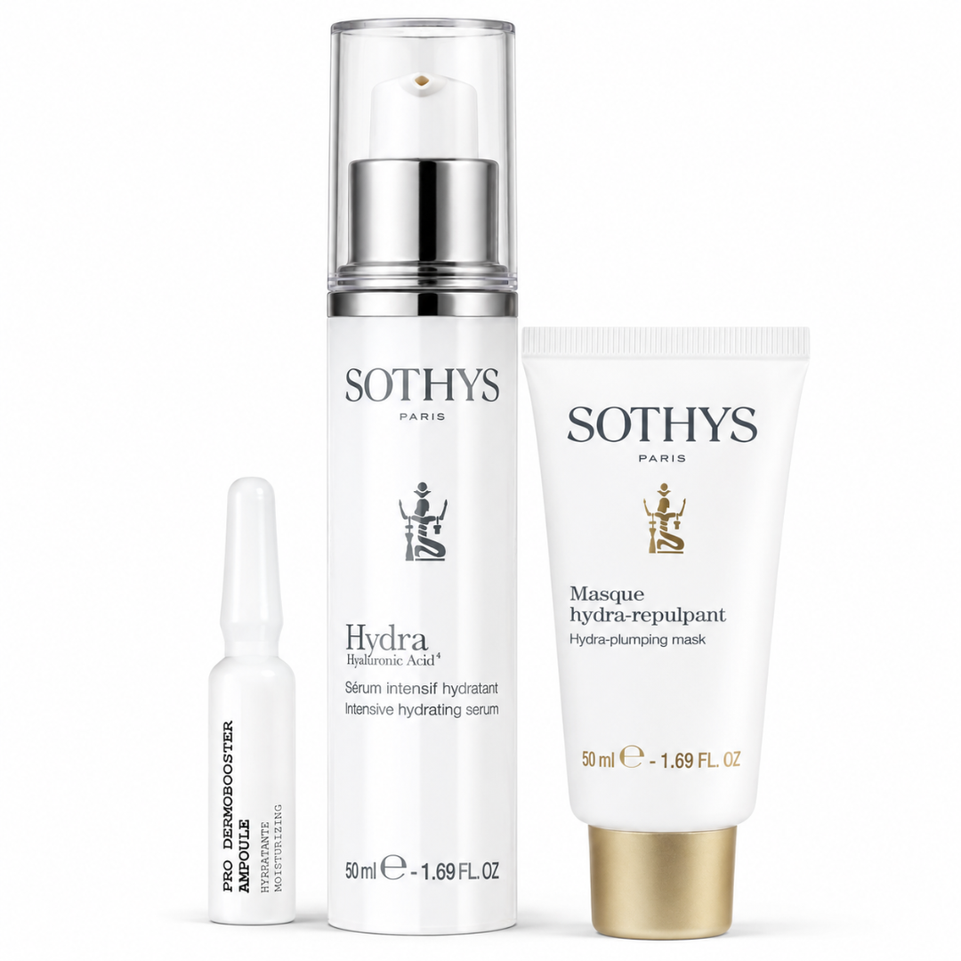 pack sothys hydratation : Concentré Hydratant, Sérum Intensif Hydratant et Masque Hydra-Repulpant