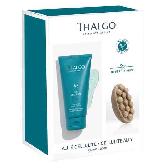 Coffret Allié Cellulite Thalgo - Soin Expert Zones Rebelles Défi Cellulité 150ml & Savon Exfoliant OFFERT