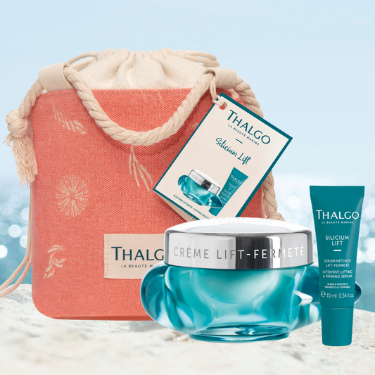 Coffret Thalgo Silicium Lift - Crème + Sérum Intensif Lift Fermeté 10ml & Pochon Beauté OFFERTS