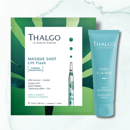 Cracker Lift Thalgo - Crème Resurfaçante + Masque Shot Lift Flash
