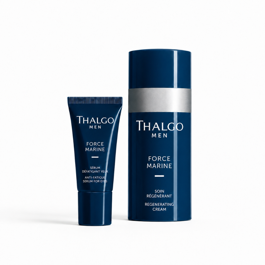 soin régénérant et sérum défatigant yeux homme thalgo