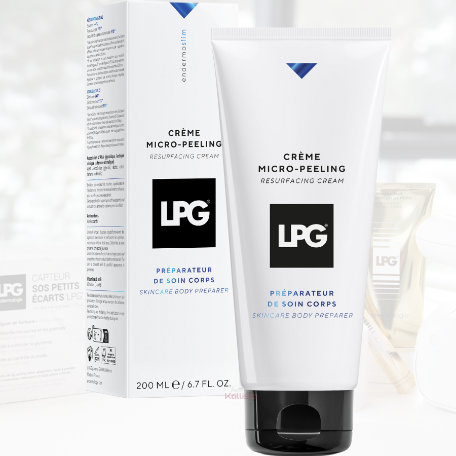 creme micro peeling eclat du corps lpg