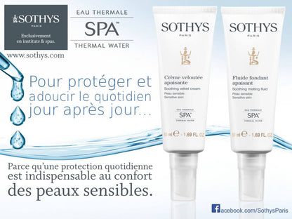 cremes peau sensibles sothys spa