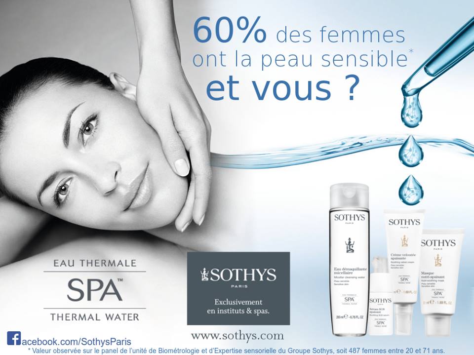 gamme peau sensible sothys