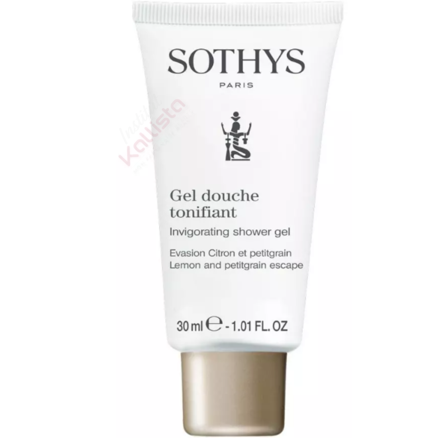 gel douche tonifiant citron format voyage sothys