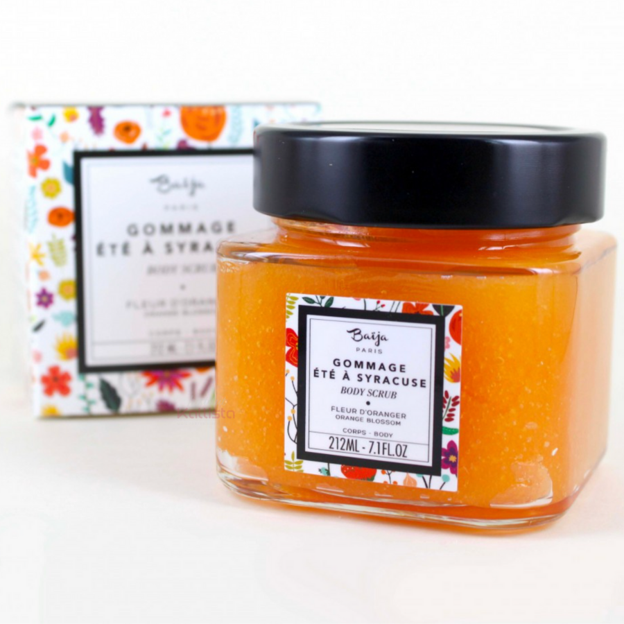 gommage ete syracuse fleur oranger baija