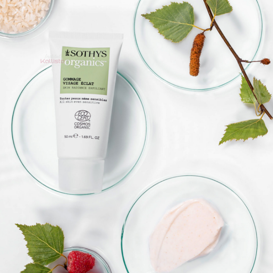 Gommage Visage éclat Sothys Organics Institut Kallista Gommage Visage éclat Sothys Organics Institut Kallista