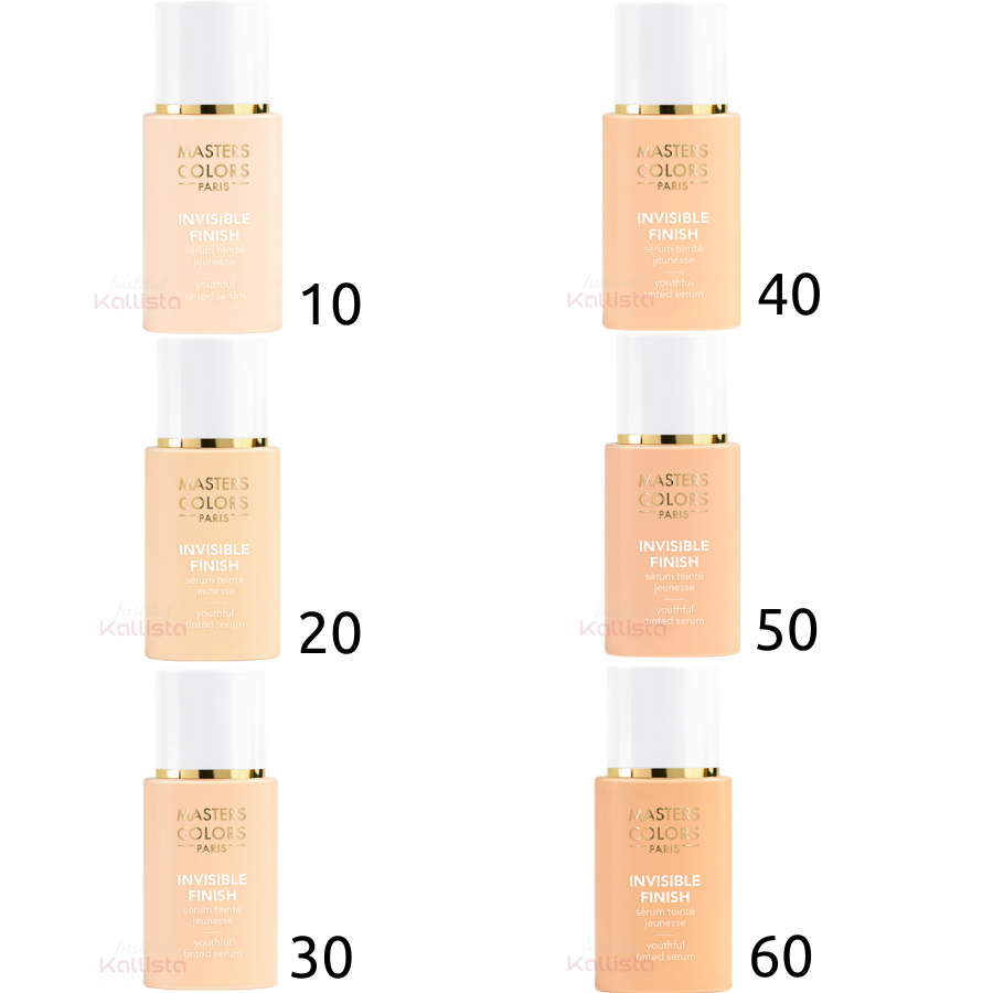 invisible finish masters colors nuances