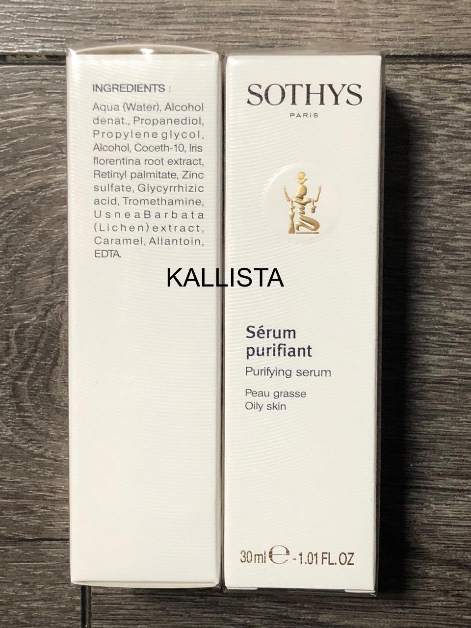 serum purifiant sothys