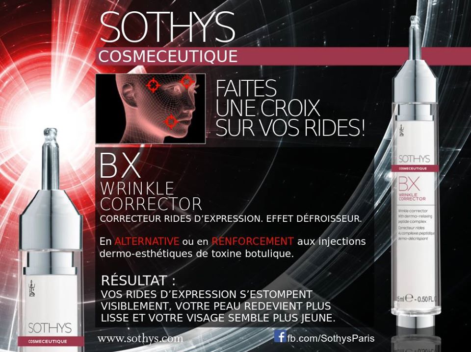 BX Wrinkle Corrector Sothys : lisseur rides – Institut Kallista